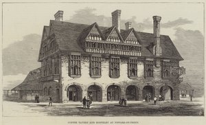 Coffee Tavern and Hostelry at Newark-on-Trent (gravering) av English School