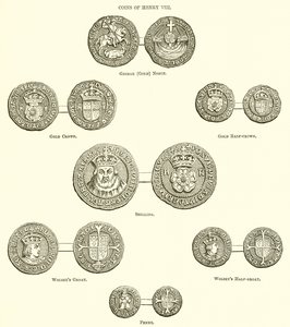 Mynter av Henry VIII av English School