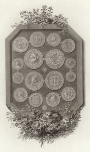 Mynter av dronning Elizabeth I av English School