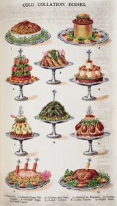 Cold Collation Dishes, fra 