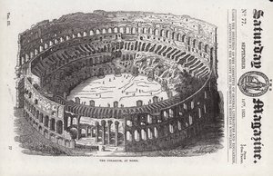 Colosseum, Roma (gravering) av English School