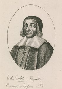 Coll Corbet, Regicide, henrettet i Tyburn, 1662 av English School