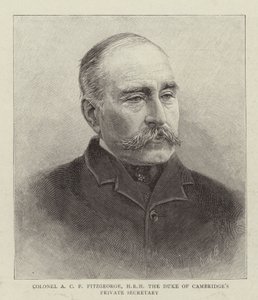 Oberst ACF Fitzgeorge, HRH hertugen av Cambridges private sekretær (gravering) av English School