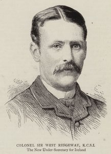 Oberst Sir West Ridgeway, KCSI (gravering) av English School