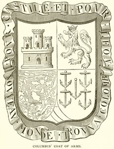 Columbus våpenskjold av English School