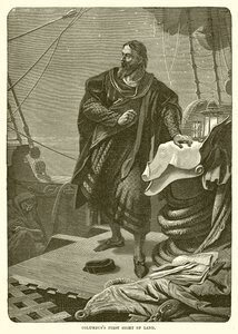 Columbus første syn på land av English School
