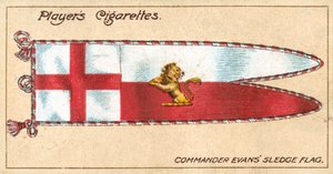 Kommandør Evans' Sledge Flag (chromolitho) av English School