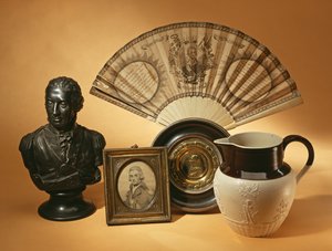 Minnegjenstander knyttet til admiral Lord Nelson, 1798-c.1830 av English School