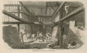 Påbegynnelse av tunnelen ved Kings Cross av English School