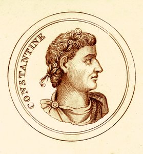 Constantine, illustrasjon fra The Universal Historical Dictionary av George Crabb, utgitt 1825 (digitalt forbedret bilde) av English School