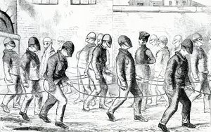 Domfelte som trener i Pentonville Prison, fra 