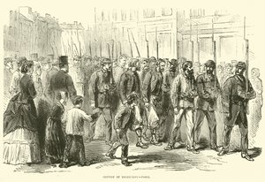 Konvoi av desertører, Paris, oktober 1870 av English School