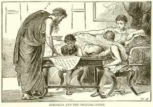 Cornelia og Gracchi--typene av English School