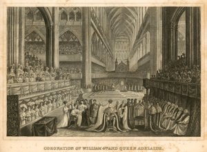 Kroning av kong William IV og dronning Adelaide av English School