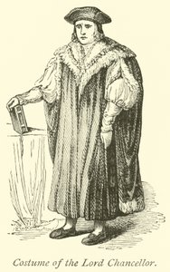 Drakt av Lord Chancellor av English School