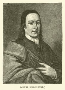 Grev Zinzendorf (gravering) av English School