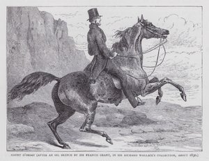 Count d'Orsay (gravering) av English School