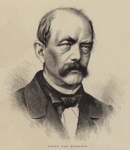 Grev von Bismarck (gravering) av English School