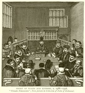 Court of Wards and Liveries, ca. 1588--1598 av English School