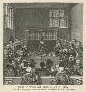 Court of Wards and Liveries, rundt 1588-1589 av English School