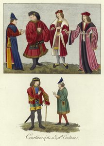 Hofmenn fra 1400- og 1500-tallet av English School