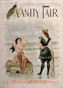 Omslag for Vanity Fair, september 1896 av English School