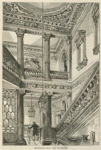 Cowfields, 30 Old Burlington Street: Entrance Hall and Staircase av English School