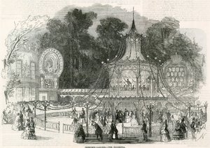 Cremorne Gardens, London: The Orchestra av English School