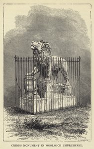 Cribbs-monumentet i Woolwich Churchyard av English School