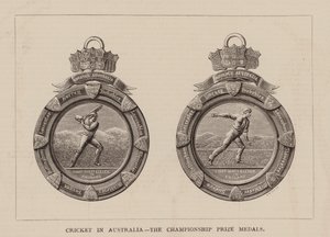 Cricket i Australia, mesterskapspremiemedaljene (gravering) av English School