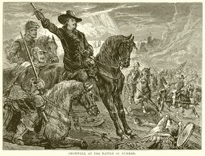 Cromwell i slaget ved Dunbar