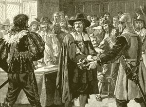 Cromwell oppløser det lange parlamentet av English School