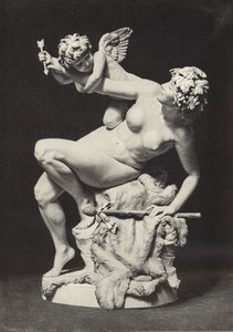Amor og Bacchante av English School