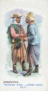 Vanlig hilsen i Argentina, 1907 av English School