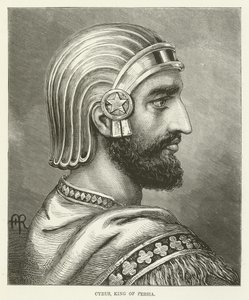 Kyros, konge av Persia av English School
