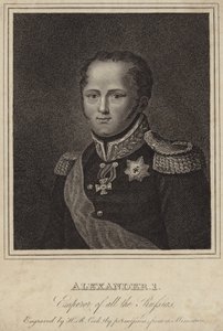 Tsar Alexander I av Russland av English School