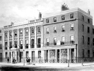 DAlemaine & Co. am Soho Square, 1854 von English School