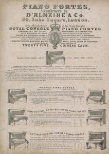 Tyske pianoprodusenter, Soho Square av English School