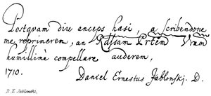 D E Jablonski av English School