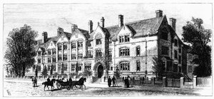Dalton Hall, residens for studenter ved Victoria University, Manchester av English School