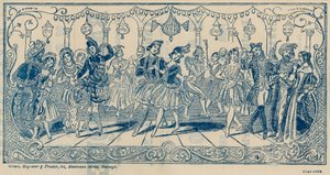 Tanz in den Vauxhall Gardens, London von English School