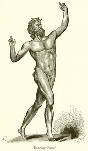 Dansende faun av English School