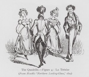 Dans: The Quadrille, figur 4, La Trenise (litho) av English School