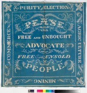 Darlington valgbanner for Joseph Pease, 1832 av English School