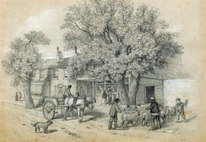 Deacons Shop, Butcher, Kilburn, overfor Paddock Villas, nær bryggeriet av English School