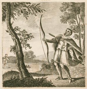 Død av kong William II under jakt i New Forest, Hampshire av English School