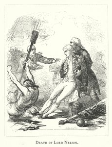 Lord Nelsons død (gravering) av English School