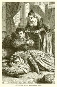 Dronning Elizabeths død, 1601 av English School