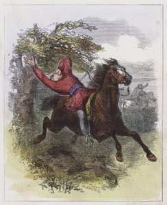 William Rufus død (farget gravering) av English School