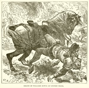 William Rufus død ved Stoney Cross av English School
